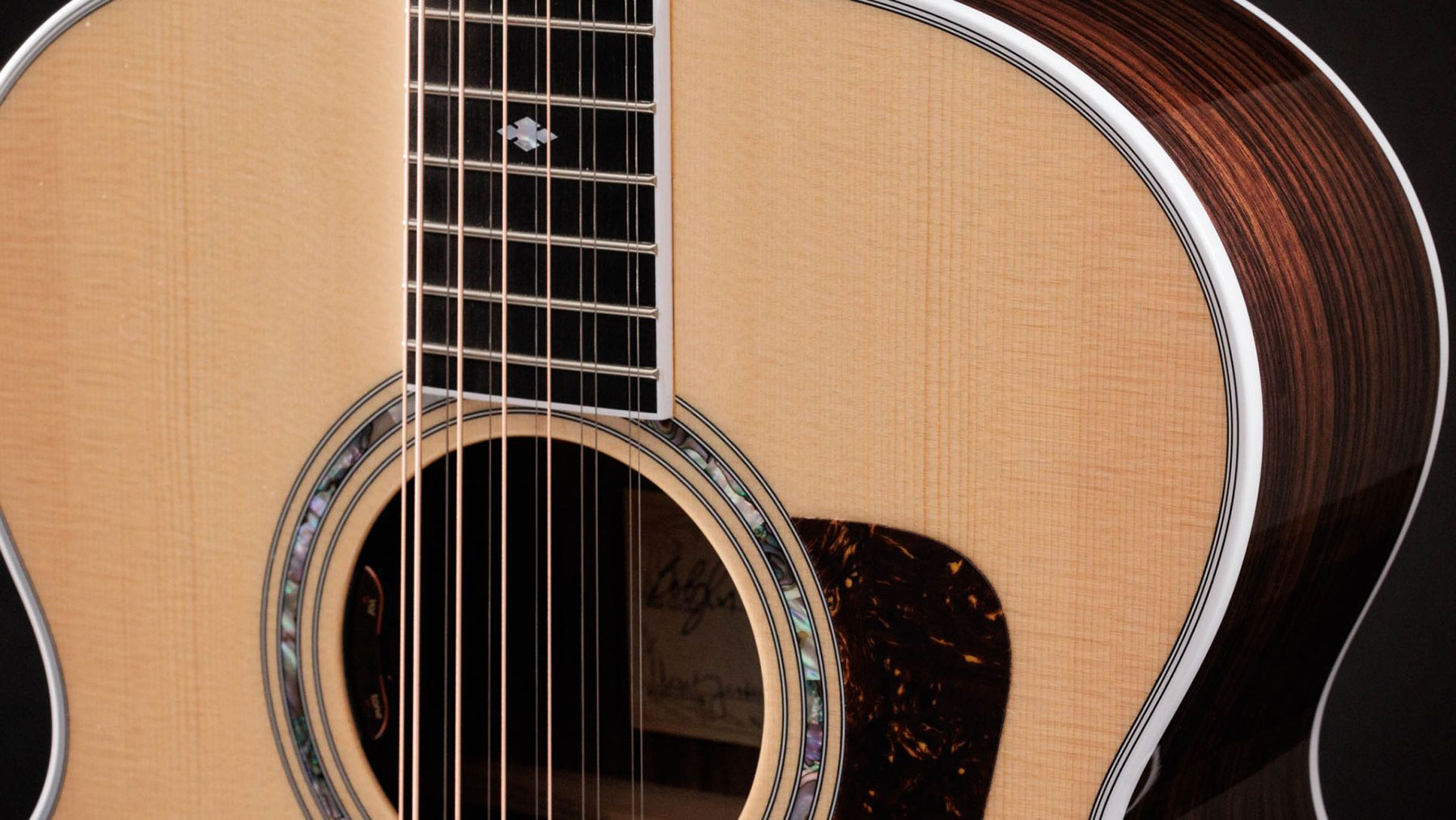 Taylor 855e Legacy Jumbo 12c Epicea Palissandre Eb Lr Baggs Vtc - Natural - Folk-Gitarre - Variation 2