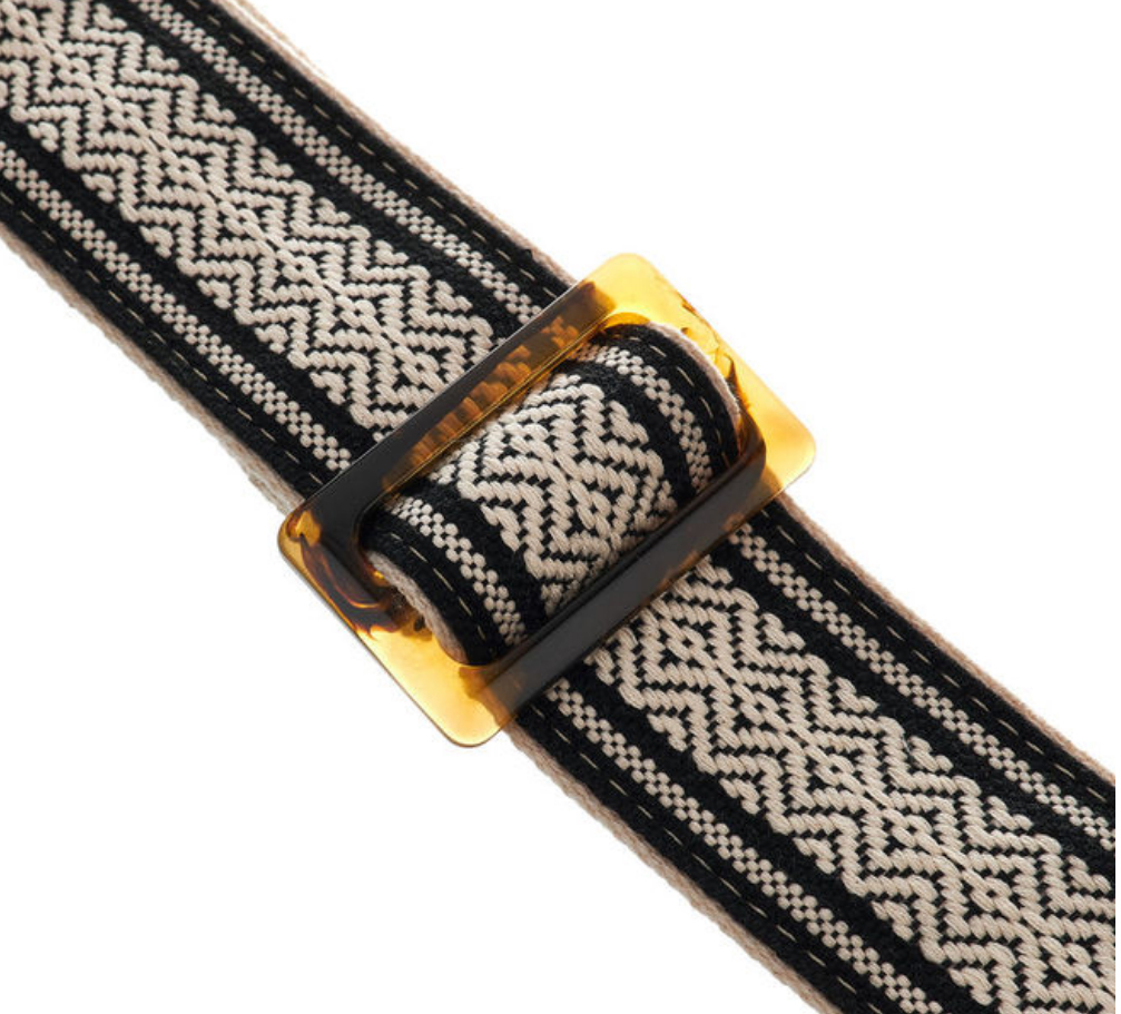 Taylor Academy Strap Wht-blk Jacquard Cotton 2 Inches - Gitarrengurt - Variation 3