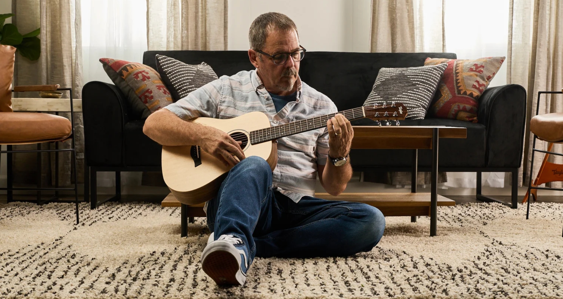 Taylor Baby Bt1e (torrefied Top) Mini Dreadnought Epicea Noyer Eb Esb +housse - Natural - Folk-Gitarre - Variation 10