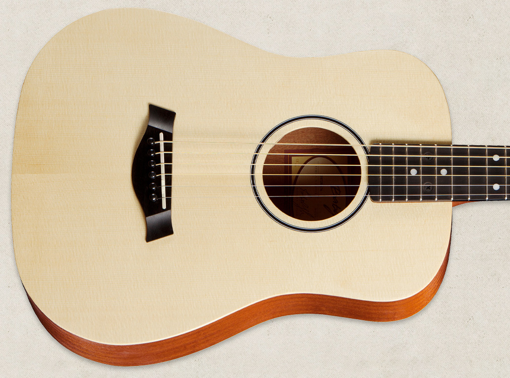 Taylor Baby Mahogany Bt1-e Mini Dreadnought Epicea Sapele Eb Esb +housse - Natural Satin - Western-Reisegitarre - Variation 4