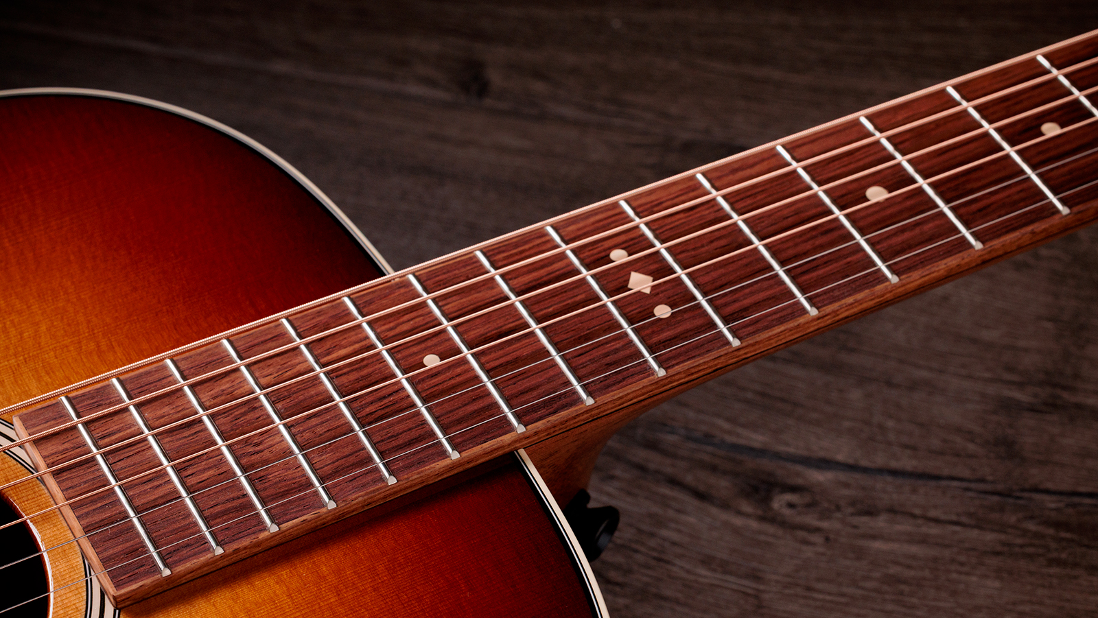 Taylor Ben Harper 512e Gold Label Signature Grand Concert Cw Epicea Acajou Eb Claria - Custom Shaded Edgeburst - Folk-Gitarre - Variation 4