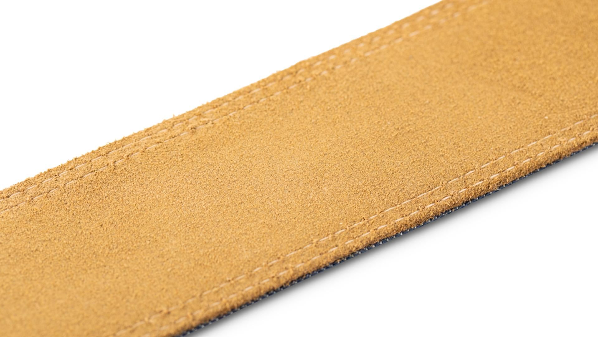 Taylor Blue Denim Guitar Strap 2-inc Gold Logo 4301-20 - Gitarrengurt - Variation 2