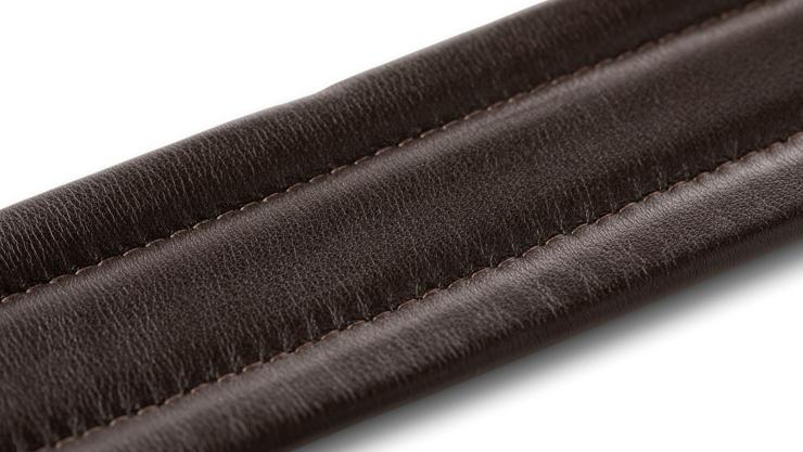 Taylor Century Strap Med Brown Leather 2.5 Inches Med Brown-butterscotch-black - Gitarrengurt - Variation 2