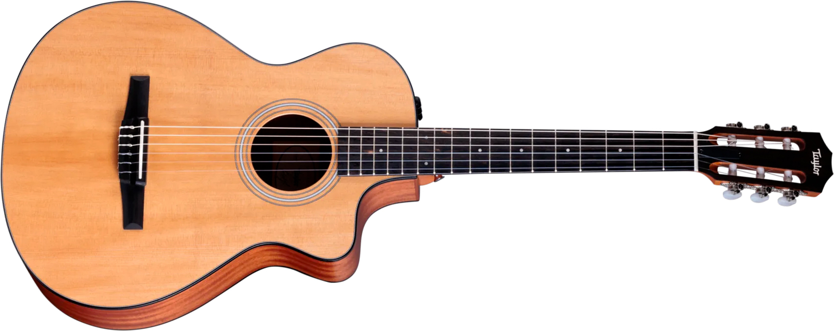 Taylor 112ce-n Grand Concert Cw Nylon Epicea Sapele Eb Esn - Natural Matte - Konzertgitarren 4/4 - Main picture