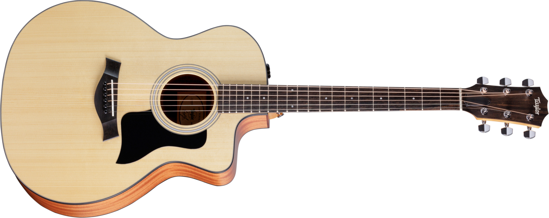 Taylor 114ce-s Grand Auditorium Cw Epicea Sapele Eb Es2 - Natural Satin - Elektroakustische Gitarre - Main picture