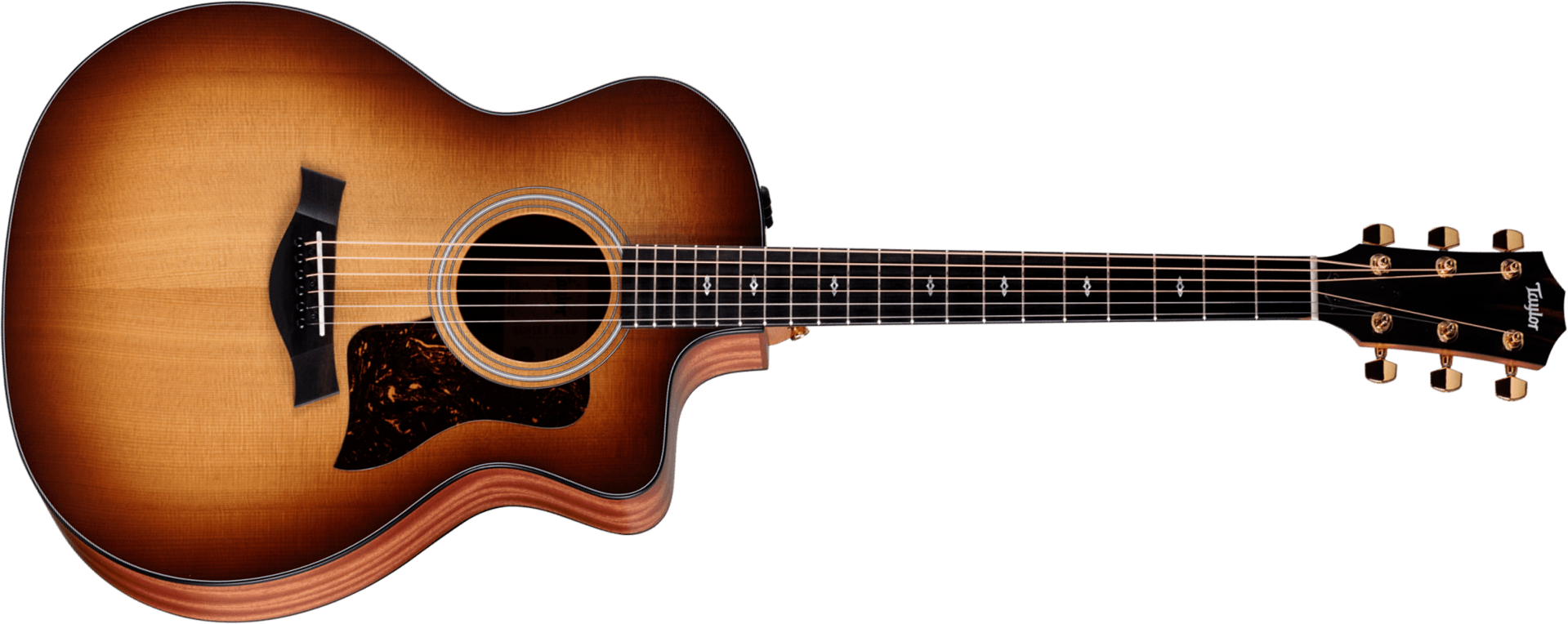 Taylor 114ce Seb Sunset Blvd Grand Auditorium Cw Epicea Sapele Eb Es2 - Shaded Edgeburst Top - Folk-Gitarre - Main picture