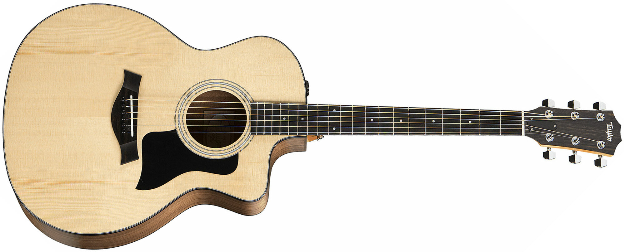 Taylor 114ce Walnut Grand Auditorium Cw Epicea Noyer Eb Es2 - Natural - Elektroakustische Gitarre - Main picture