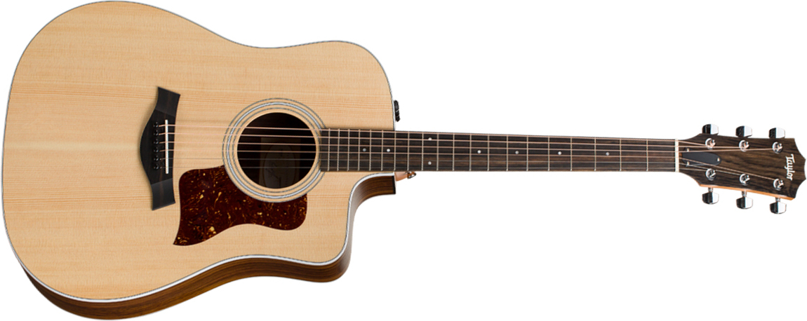 Taylor 210ce 2020 Dreadnought Cw Epicea Palissandre Eb Es2 - Natural Satin - Elektroakustische Gitarre - Main picture