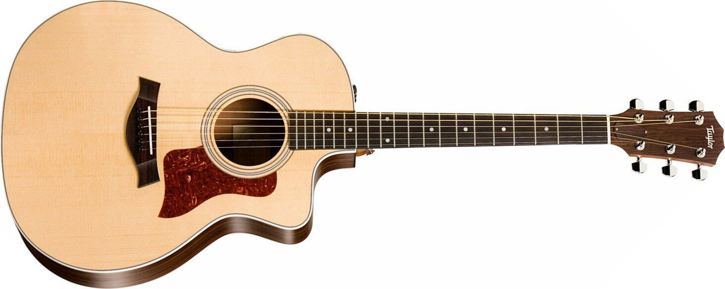 Taylor 214ce Grand Auditorium Natural Gloss Top - Westerngitarre & electro - Main picture