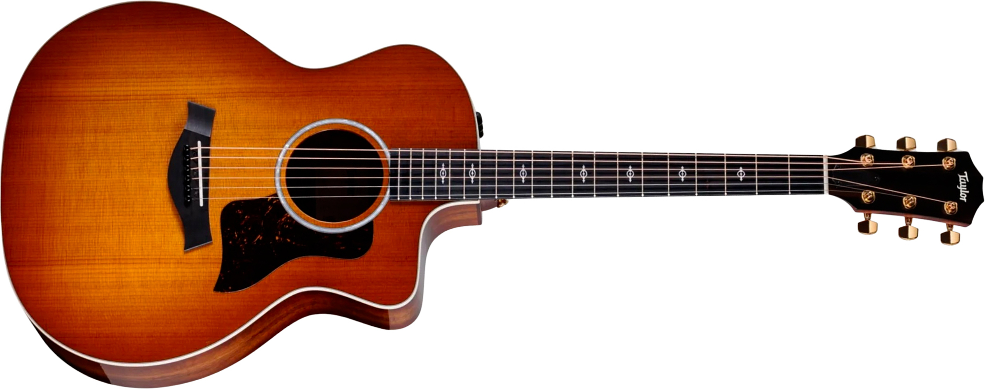 Taylor 214ce-k Dlx Special Edition Grand Auditorium Cw Epicea Palissandre Eb Es2 - Honeyburst - Folk-Gitarre - Main picture