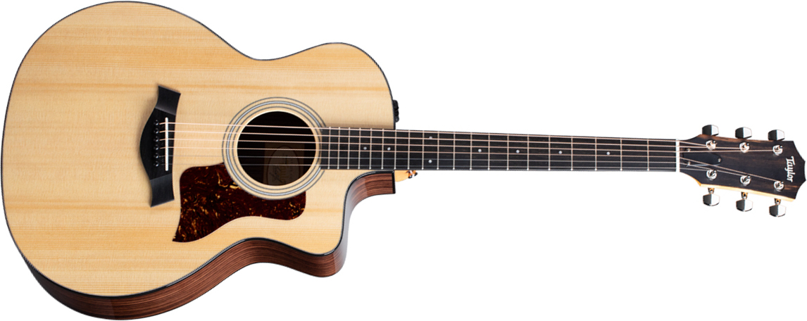 Taylor 214ce Plus Grand Auditorium Cw Epicea Palissandre Eb Es2 - Natural - Elektroakustische Gitarre - Main picture