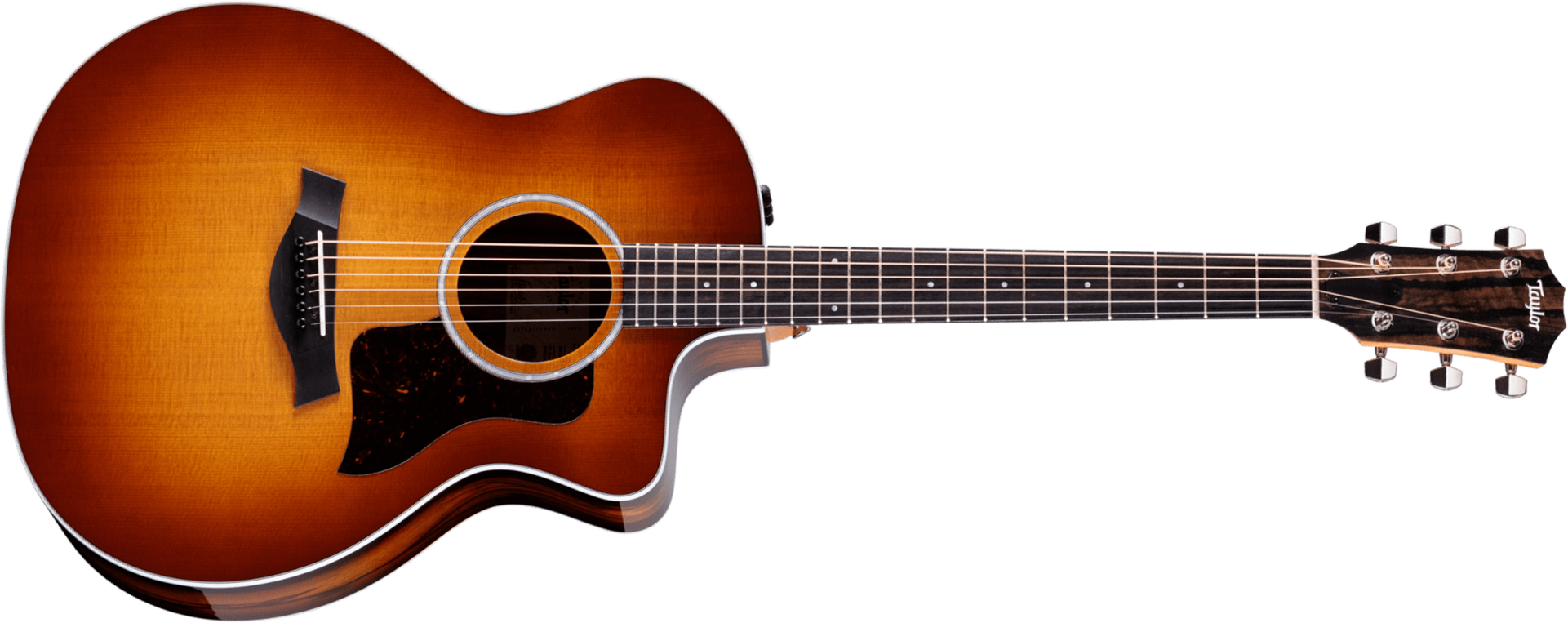 Taylor 214ce Plus Special Edition Grand Auditorium Cw Epicea African Ziricote Eb Es2 - Shaded Edge Burst - Folk-Gitarre - Main picture