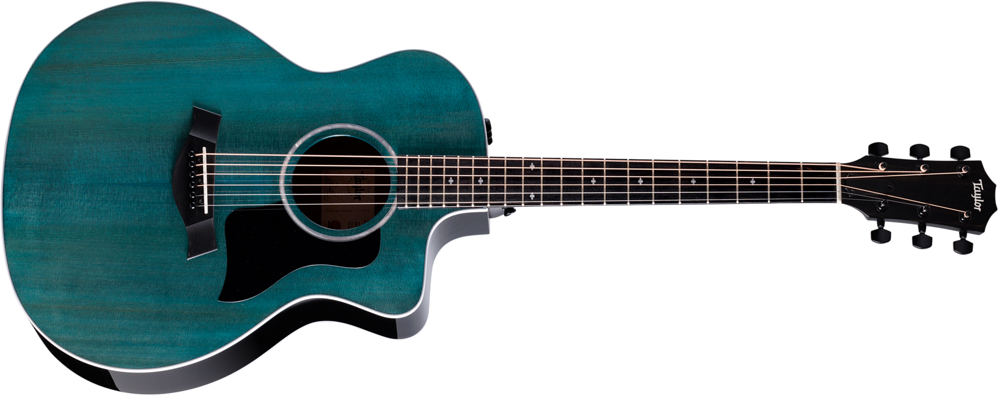 Taylor 214ce Plus Special Edition Grand Auditorium Cw Epicea Noyer Eb Es2 - Trans Blue - Folk-Gitarre - Main picture