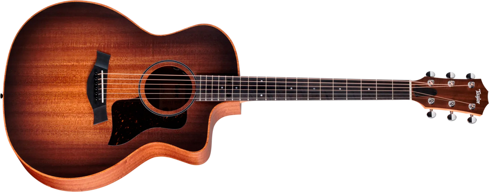 Taylor 24ce Sunset Blvd Grand Auditorium Cw Tout Sapele Eb - Edgeburst Matte - Folk-Gitarre - Main picture