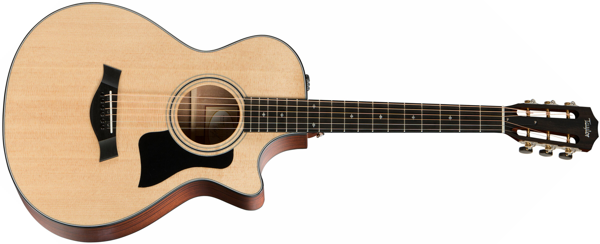 Taylor 312ce 12-fret V-class Grand Concert Cw Epicea Sapele Eb Es2 - Natural - Westerngitarre & electro - Main picture