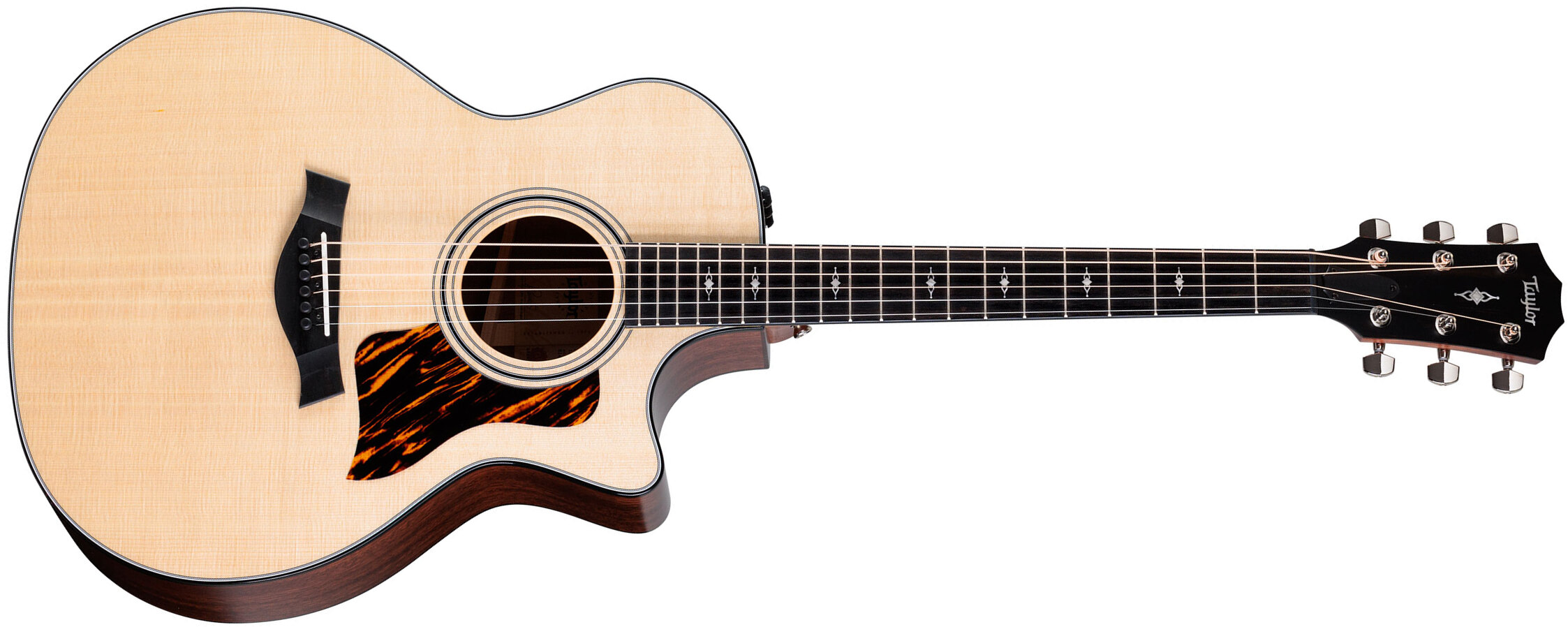 Taylor 314ce Firestripe Pickguard Grand Auditorium Cw Epicea Sapele Eb Es2 - Natural - Folk-Gitarre - Main picture