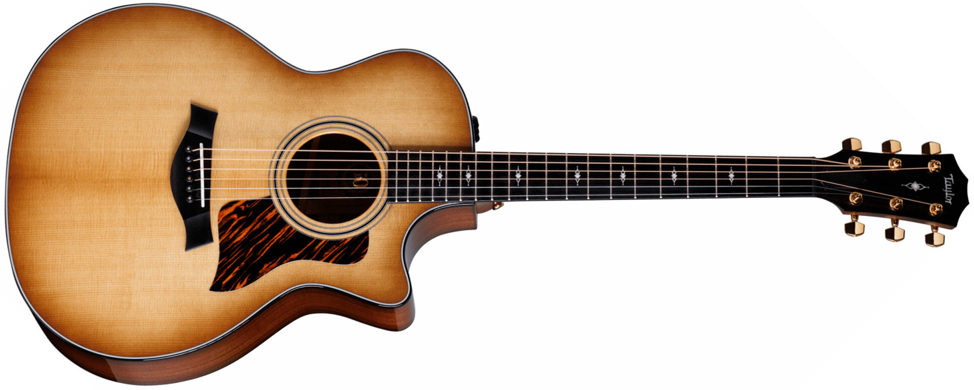 Taylor 314ce Ltd 50th Anniversary Epicea Sapele Eb Es2 - Shaded Edge Burst - Elektroakustische Gitarre - Main picture