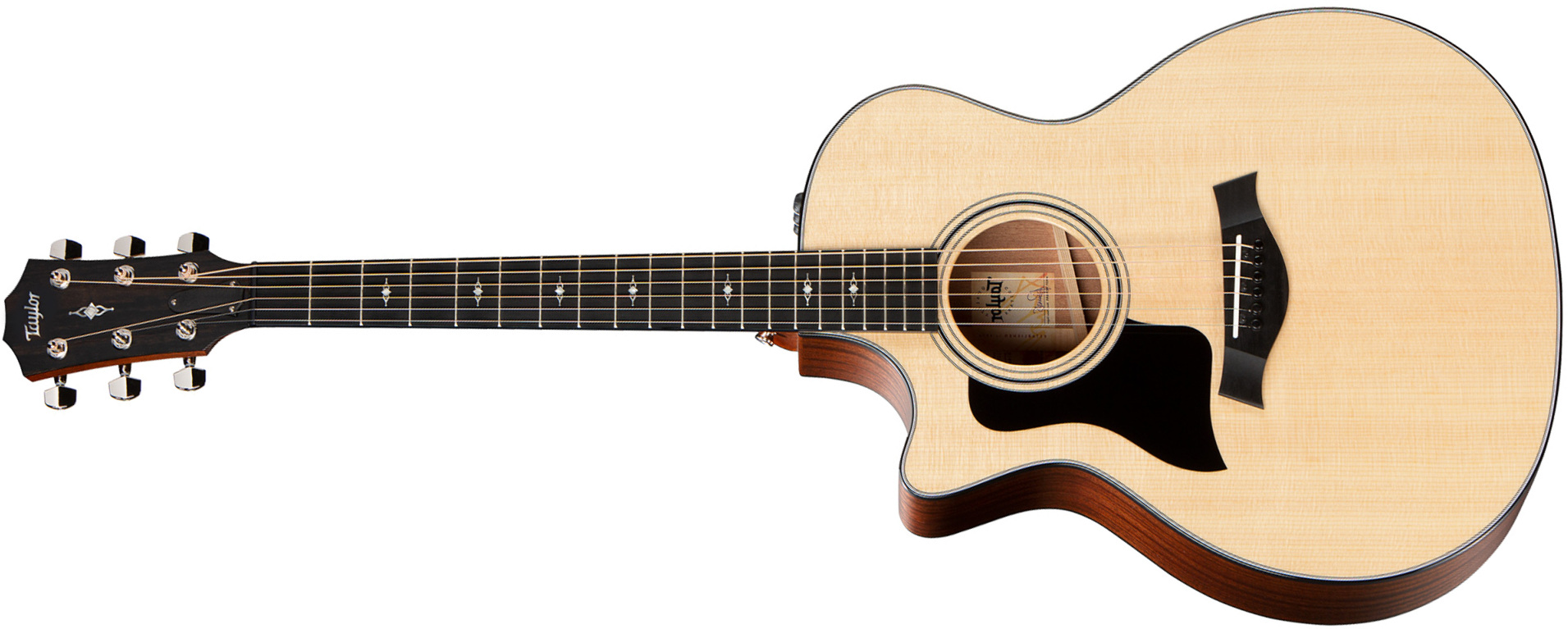 Taylor 314ce V-class Lh Gaucher Grand Auditorium Cw Epicea Sapele Eb Es2 - Natural - Elektroakustische Gitarre - Main picture