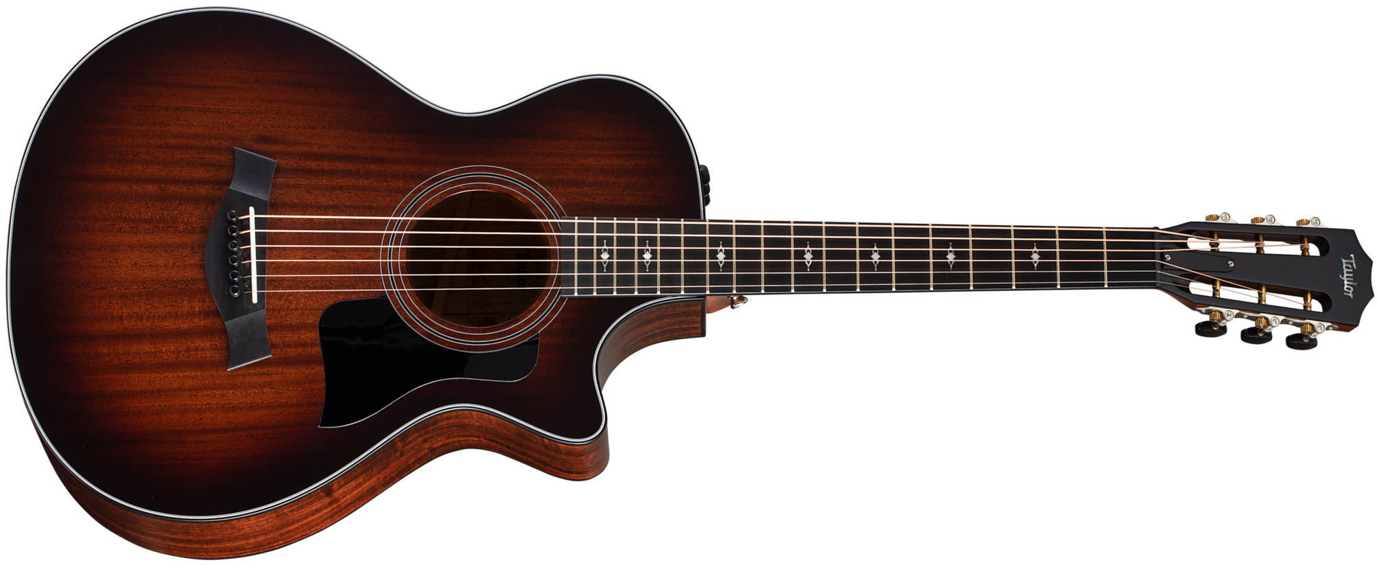 Taylor 322ce 12-fret Grand Concert Cw Tout Acajou Es2 - Natural - Elektroakustische Gitarre - Main picture