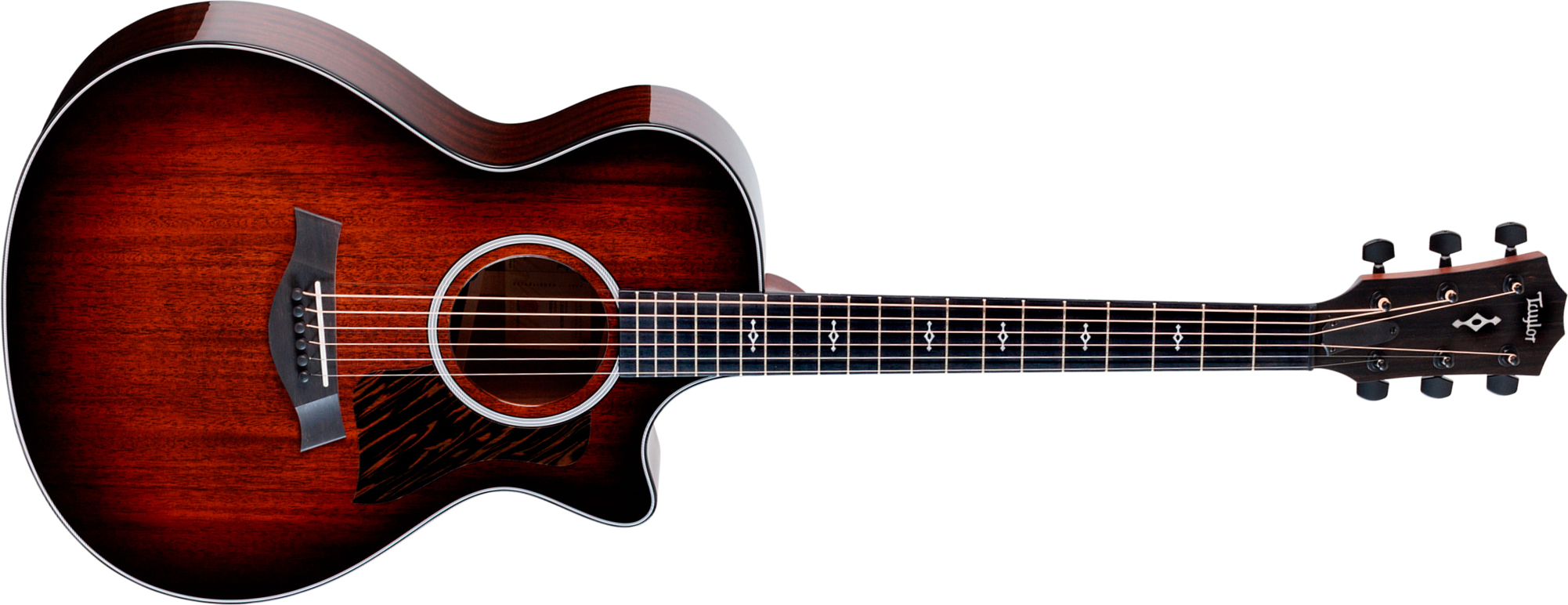 Taylor 322ce Next Gen. Grand Concert Cw Shsc Acajou Sapele Eb Claria - Medium Brown Stain - Folk-Gitarre - Main picture