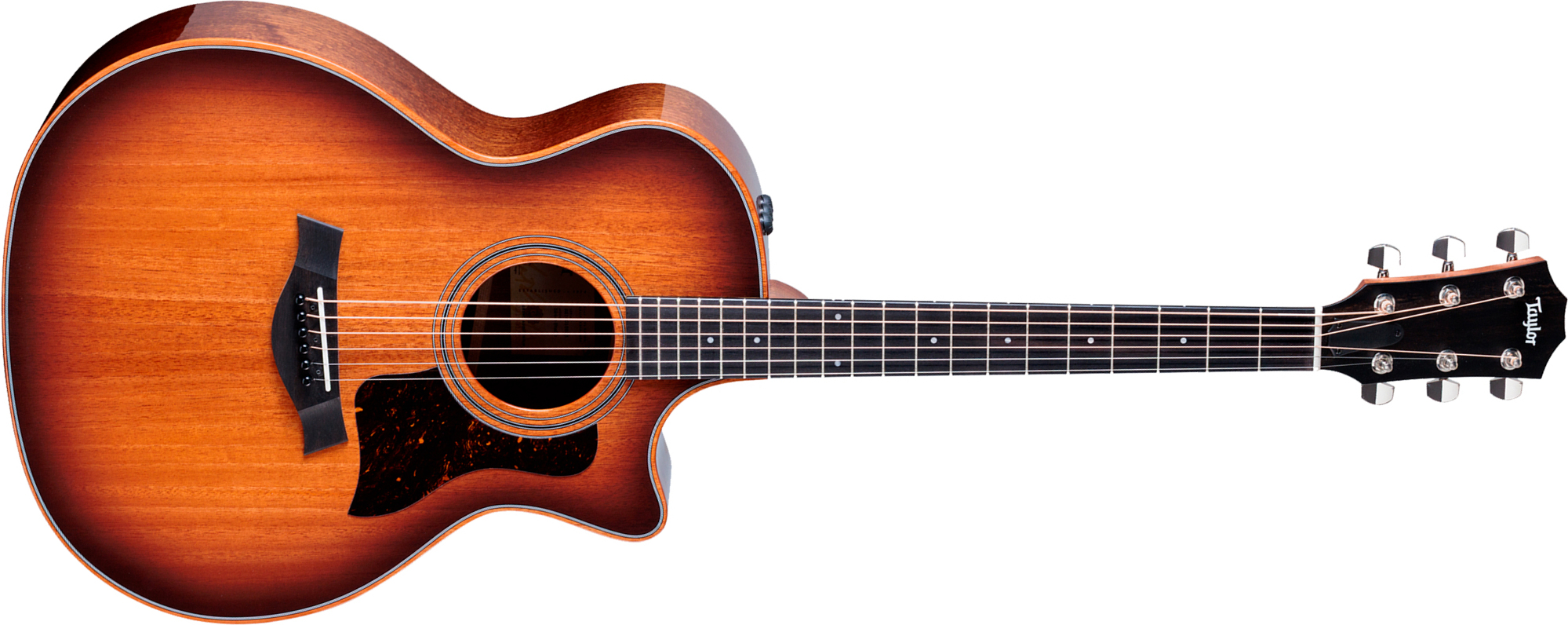 Taylor 324ce Studio Special Edition Next Gen. Grand Auditorium Cw Tout Acajou Eb Claria - Gloss Shaded Edgeburst Top - Folk-Gitarre - Main picture