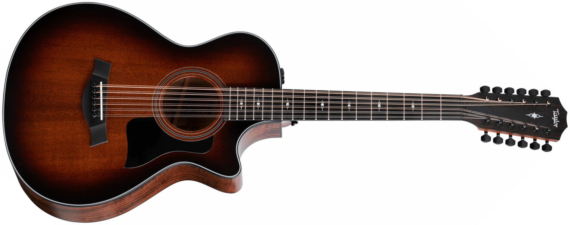 Taylor 362ce 12-string 12-fret Grand Concert Cw 12c Tout Acajou Eb Es2 - Natural Satin - Elektroakustische Gitarre - Main picture