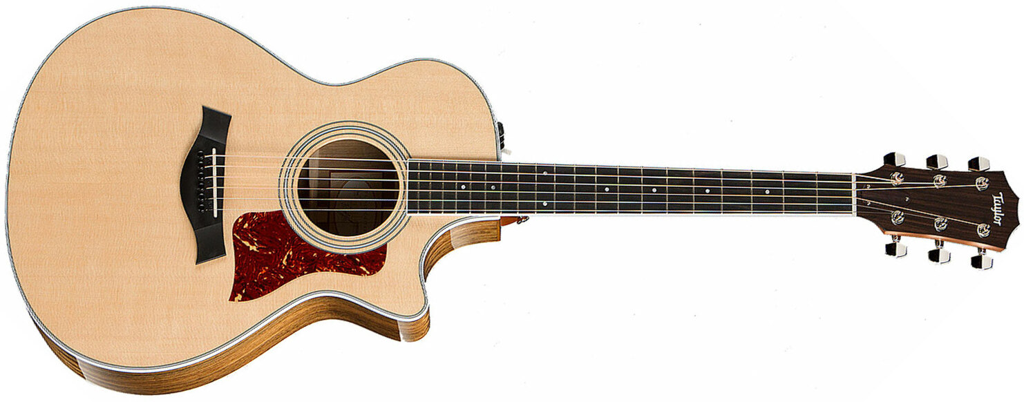 Taylor 412ce 2015 Grand Concert Cw Epicea Ovangkol Eb Es2 - Natural - Elektroakustische Gitarre - Main picture