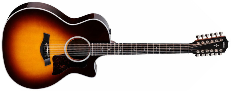 Taylor 454ce-r Grand Auditorium Cw 12c Epicea Palissandre Eb Es 2 - Tobacco Sunburst - Folk-Gitarre - Main picture