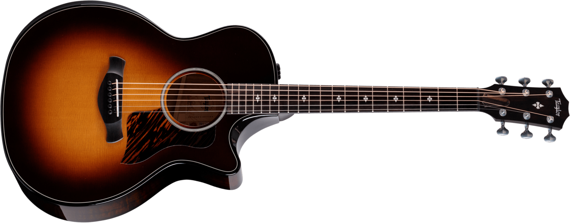 Taylor 514ce Builder's Edition Grand Auditorium Cw Epicea Shamel Ash Es2 Eb - Tobacco Kona Burst - Folk-Gitarre - Main picture
