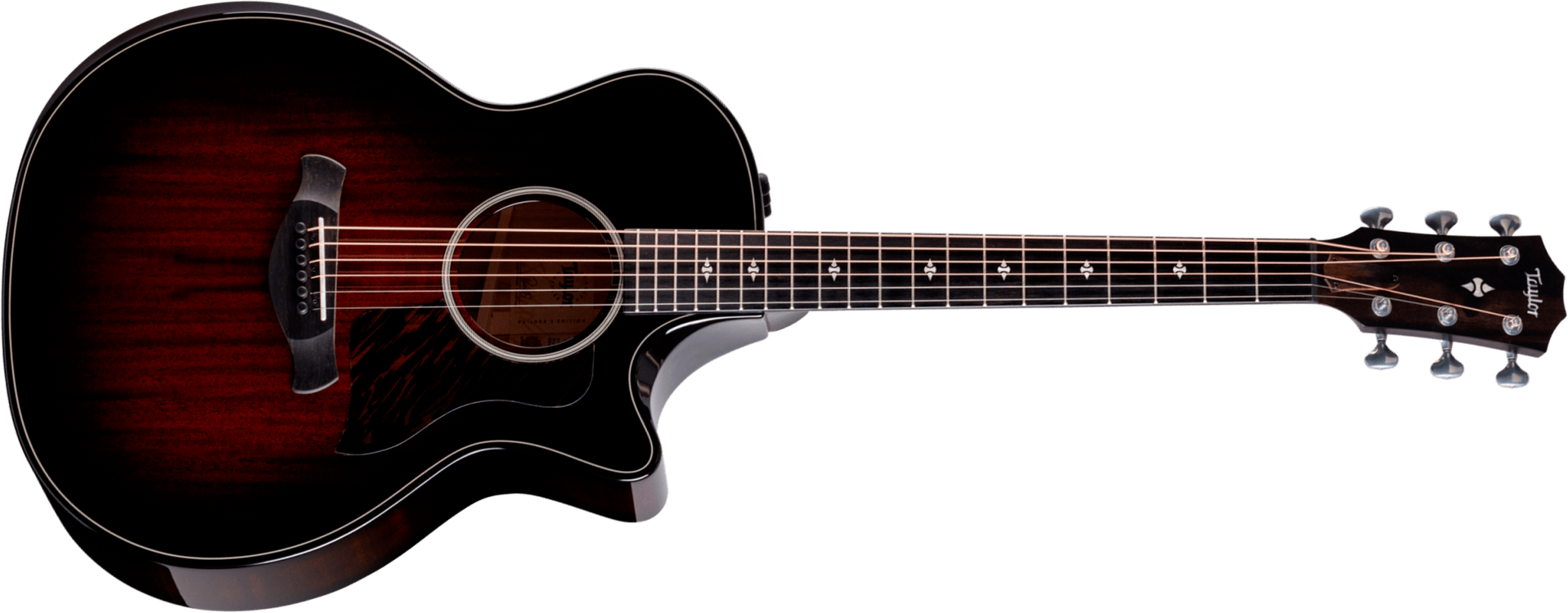 Taylor 524ce Builder's Edition Grand Auditorium Cw Acajou Frene Eb Es2 - Kona Burst - Folk-Gitarre - Main picture