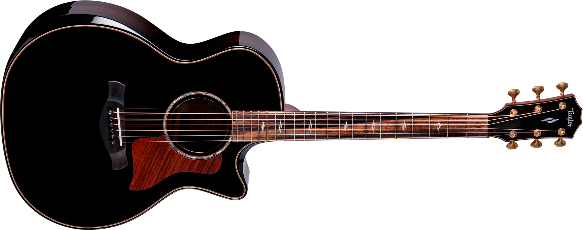Taylor 814ce Builders Edition Next Gen. Grand Auditorium Cw Tout Epicea Palissandre Eb Claria - Blacktop & Kona Edgeburst - Folk-Gitarre - Main pictur