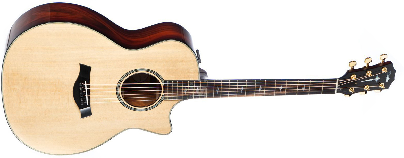 Taylor 814ce-ltd 2020 V-class Grand Auditorium Cw  Epicea Cocobolo Eb Es2 - Natural - Elektroakustische Gitarre - Main picture