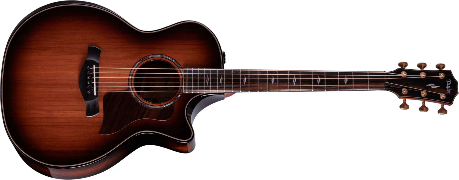 Taylor 814ce Redwood Builder's Edition Grand Auditorium Cw Cedre Palissandre Eb Es2 - Edgeburst - Folk-Gitarre - Main picture