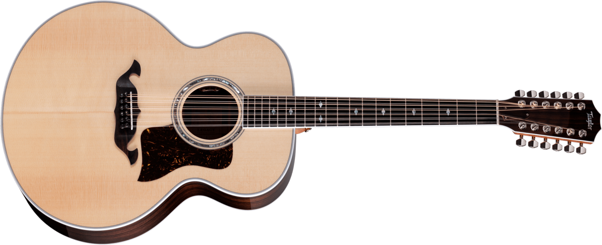 Taylor 855e Legacy Jumbo 12c Epicea Palissandre Eb Lr Baggs Vtc - Natural - Folk-Gitarre - Main picture