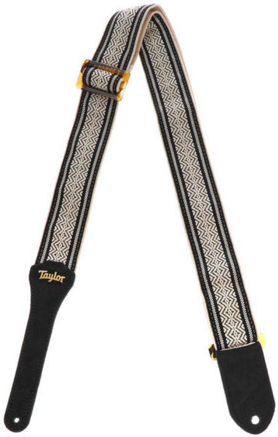 Taylor Academy Strap Wht-blk Jacquard Cotton 2 Inches - Gitarrengurt - Main picture