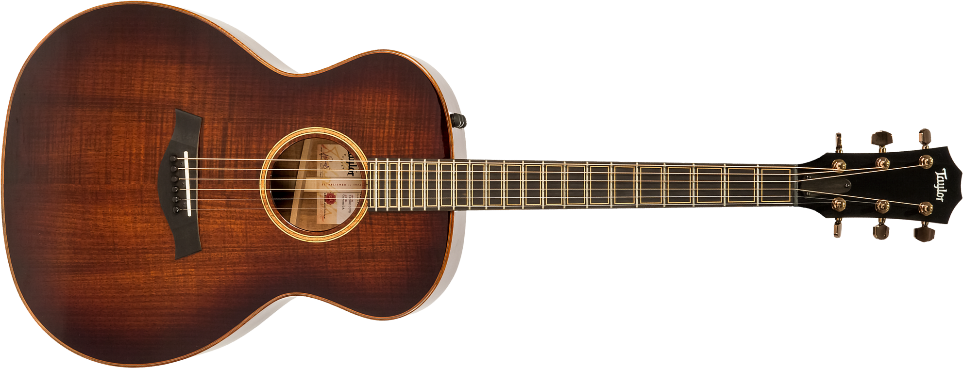 Taylor Custom Ga-e V-class Grand Auditorium Cw Tout Blackwood Eb Es2 #1202210075 - Sunburst - Elektroakustische Gitarre - Main picture