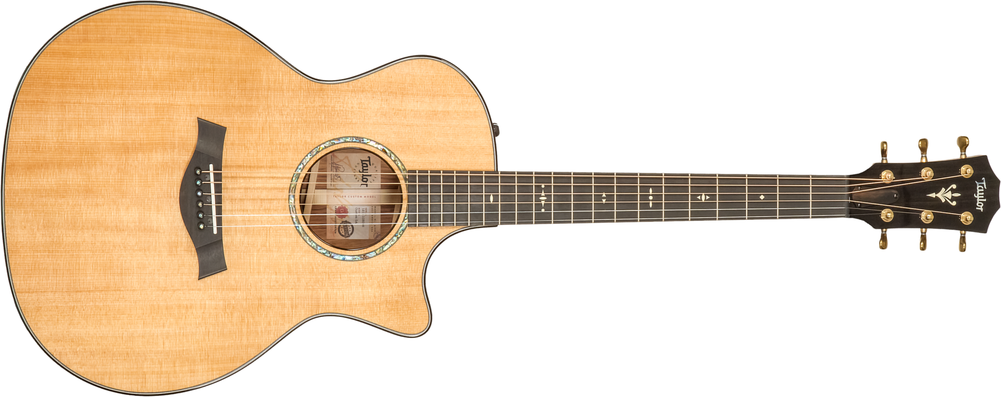 Taylor Custom Shop Ga-e Grand Auditorium Cw Epicea Palissandre Eb Es2 #1211103098 - Natural - Folk-Gitarre - Main picture