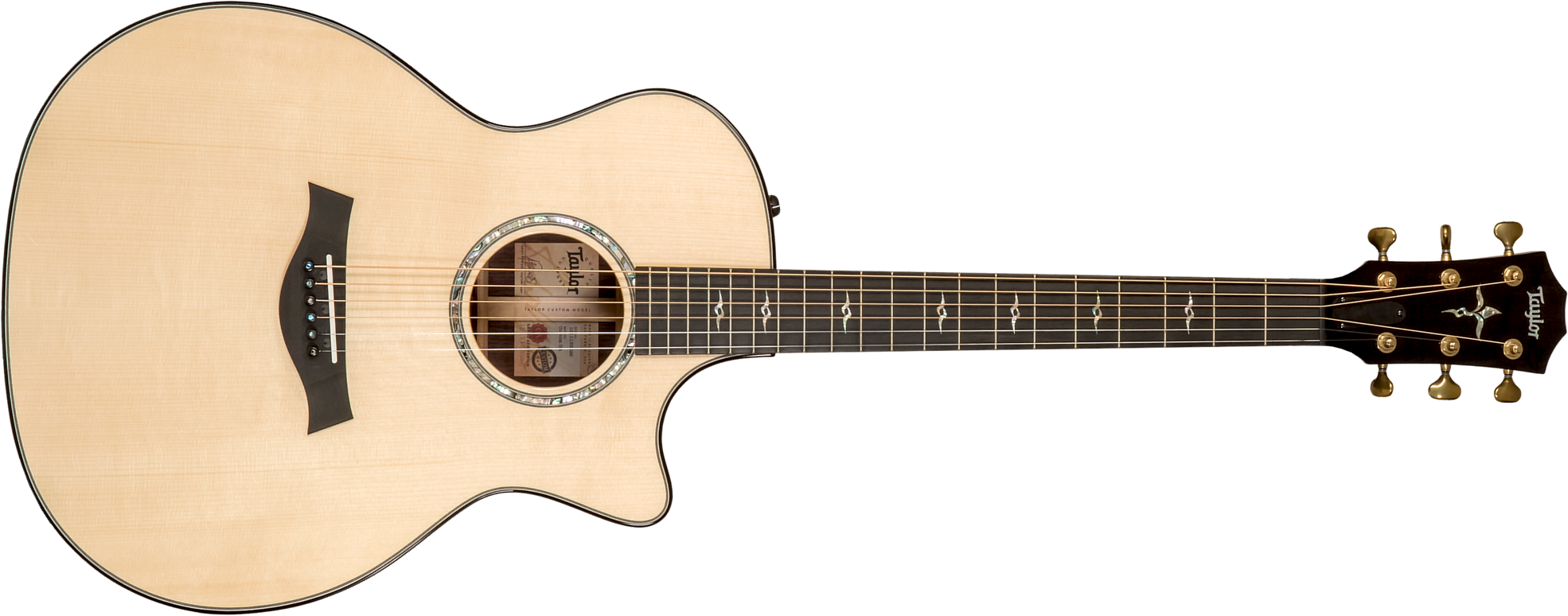 Taylor Custom Shop Ga-e Grand Auditorium Cw Epicea Palissandre Eb Es2 #1211133096 - Natural - Folk-Gitarre - Main picture