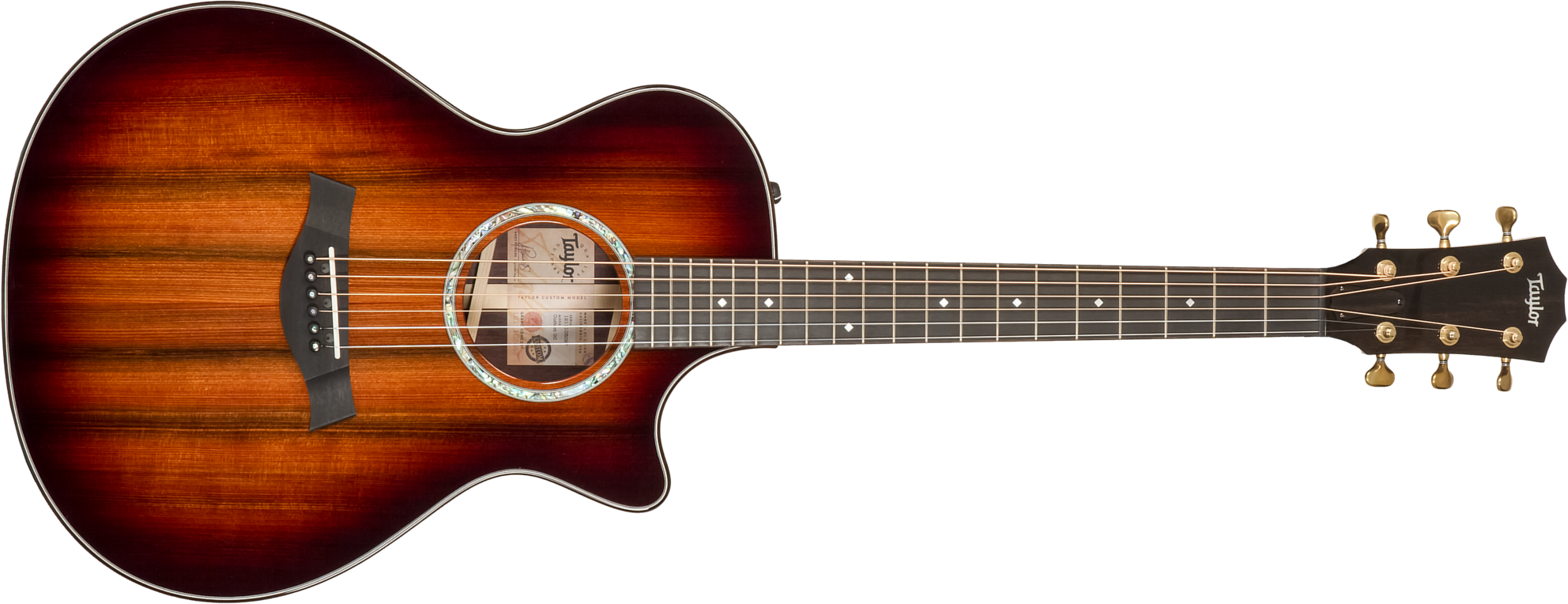 Taylor Custom Shop Gc-e Grand Concert Cw Sinker Redwood Palissandre Eb Es2 #1211103097 - Sunburst - Folk-Gitarre - Main picture