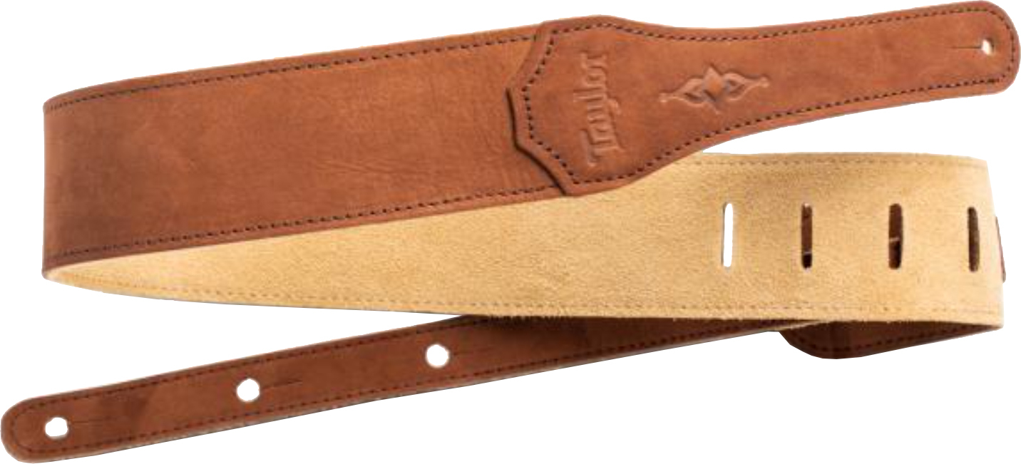 Taylor Gemstone Strap Sanded Suede Med Brn 2.5 Inches - Gitarrengurt - Main picture