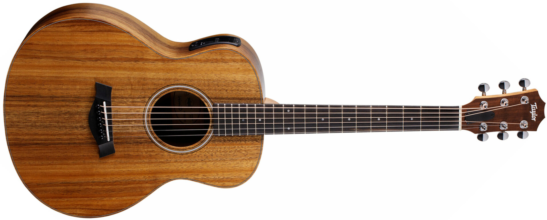 Taylor Gs Mini-e Koa 2023 Tout Koa Esb - Natural Satin - Western-Reisegitarre - Main picture