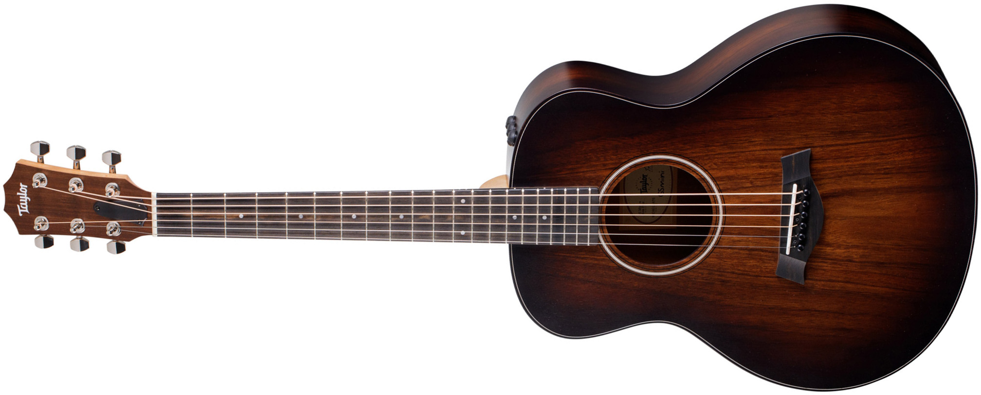 Taylor Gs Mini-e Koa Plus Lh Parlor Gaucher Tout Koa Eb Es2 - Shaded Edge Burst - Westerngitarre & electro - Main picture