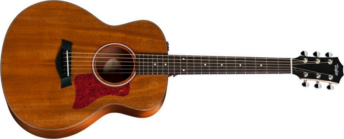 Taylor Gs Mini-e Mahogany Acajou Sapele Eb Es-b - Natural Satin - Westerngitarre & electro - Main picture