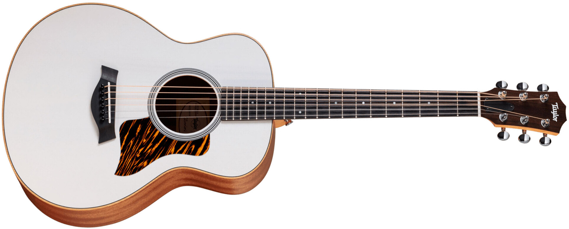Taylor Gs Mini-e Special Edition Epicea Sapele Eb Esb - Trans White - Folk-Gitarre - Main picture