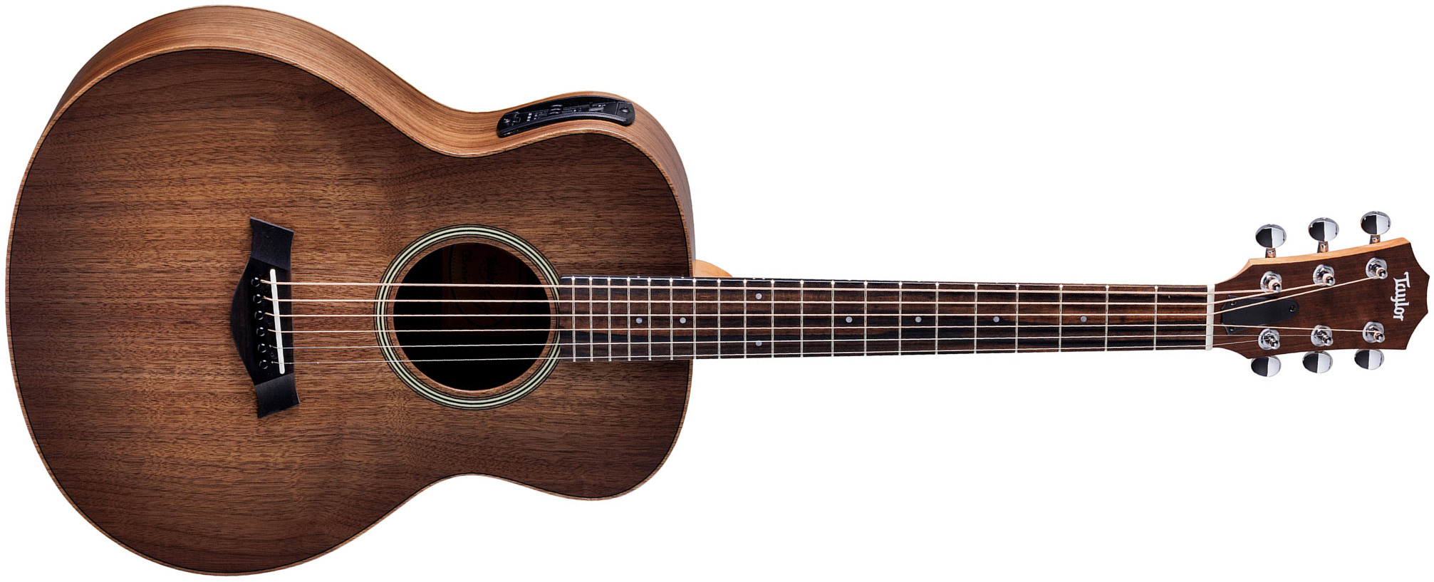Taylor Gs Mini-e Walnut Seb Special Edition Tout Noyer Eb Esb - Edgeburst / Natural - Western-Reisegitarre - Main picture