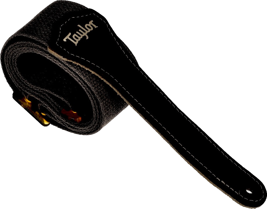 Taylor Gs Mini Guitar Strap Cotton 2-inches Black 4013-20 - Gitarrengurt - Main picture