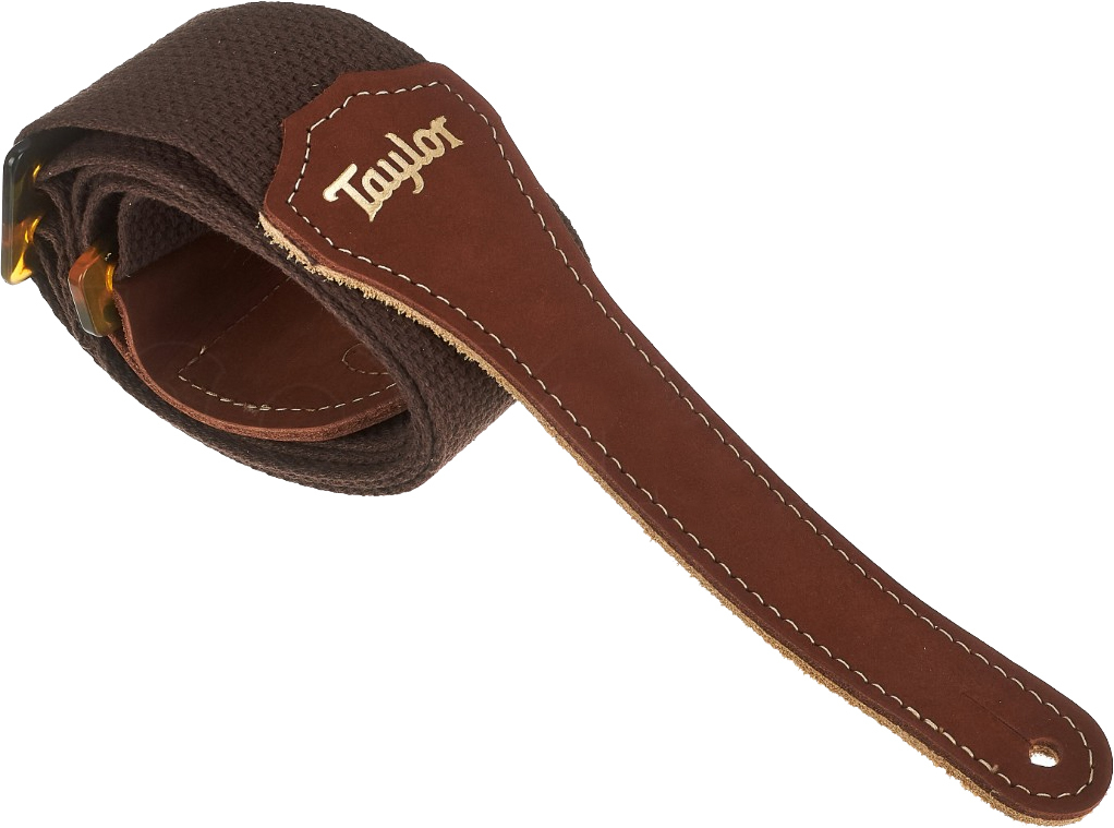 Taylor Gs Mini Guitar Strap Cotton 2-inches Brown 4012-20 - Gitarrengurt - Main picture