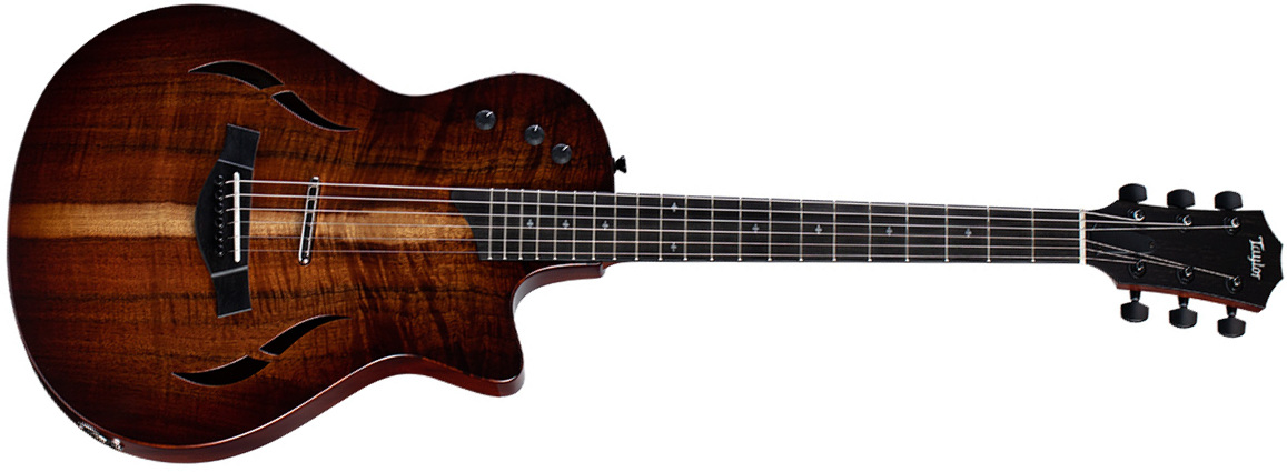 Taylor T5z Classic Cw Koa Sapele Eb - Shaded Edgeburst - Semi-Hollow E-Gitarre - Main picture
