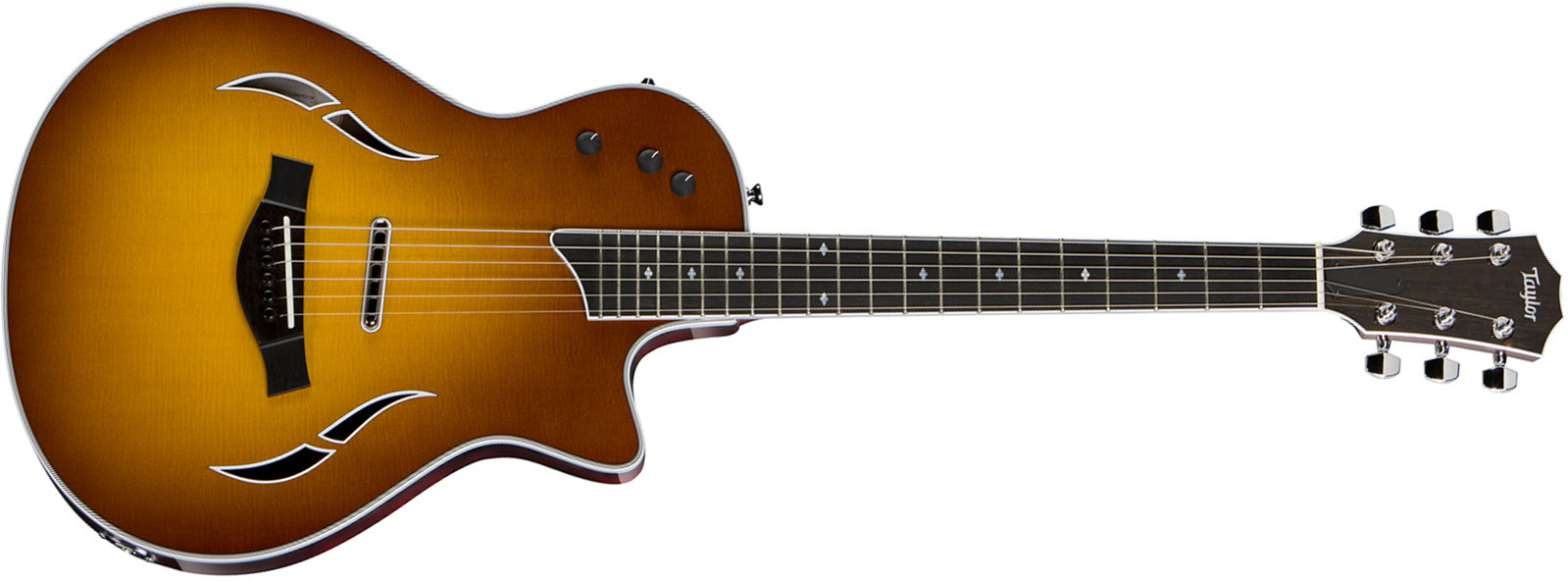 Taylor T5z Standard Epicea Sapele Eb - Honey Sunburst - Semi-Hollow E-Gitarre - Main picture