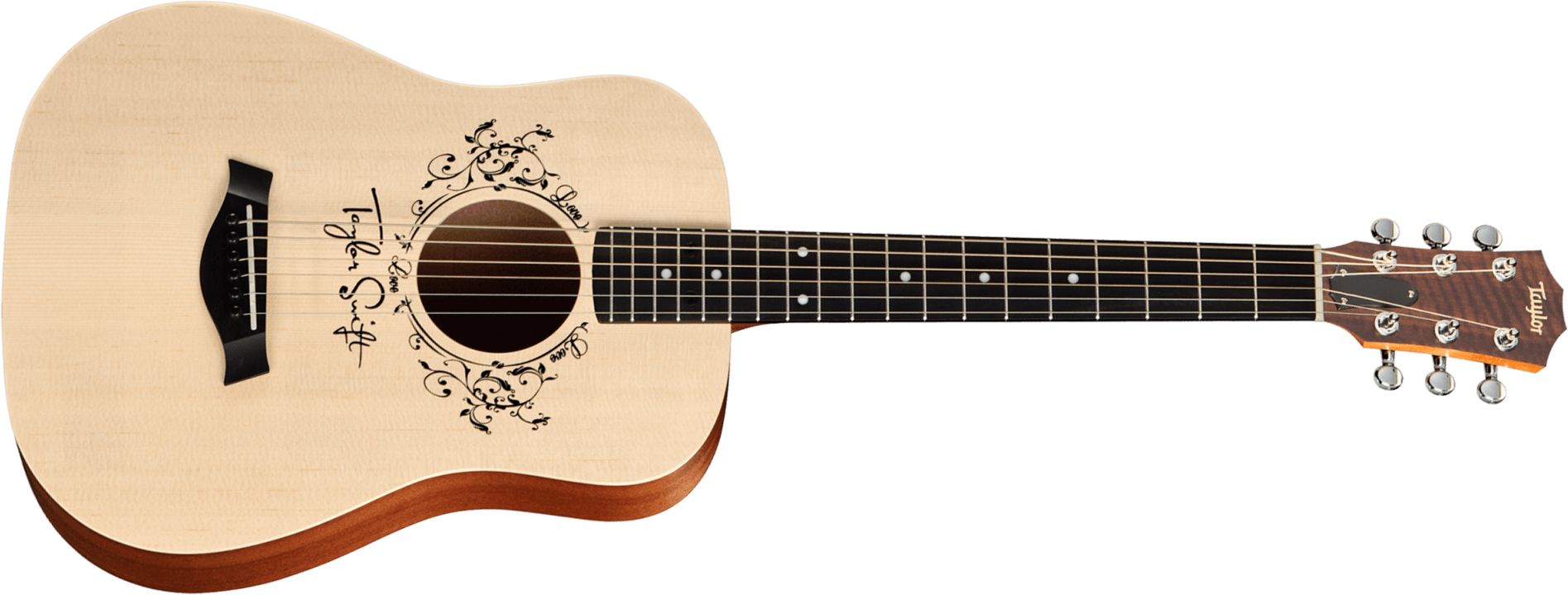 Taylor Taylor Swift Baby Tsbt Signature Dreadnought 3/4 Shsc Epicea Sapele Eb - Natural Matte - Folk-Gitarre - Main picture